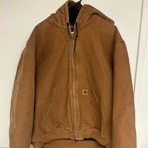 Carhartt Brown Hooded Jacket